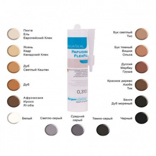 Клей-герметик Berger Aqua-Seal Pafudima FlexFill Color (310 мл)