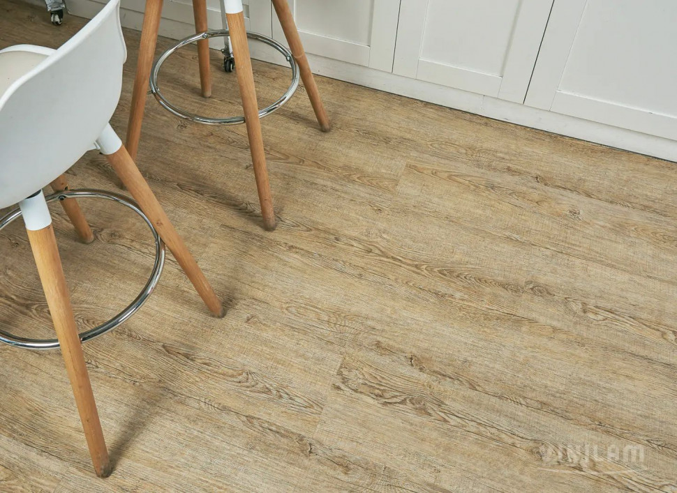 Виниловый ламинат Vinilam Ceramo Wood Дуб Карона 1014