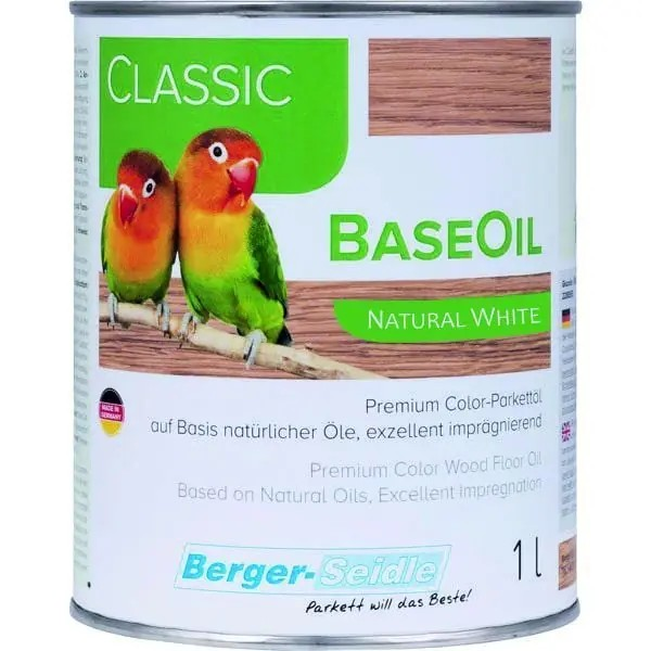 Натуральное масло для дерева «Berger BaseOil NaturalWhite» 1л