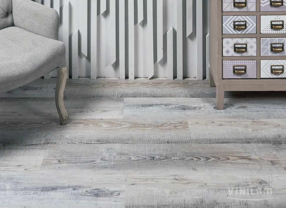 Виниловый ламинат Vinilam Ceramo Wood Сосна Андер 4949
