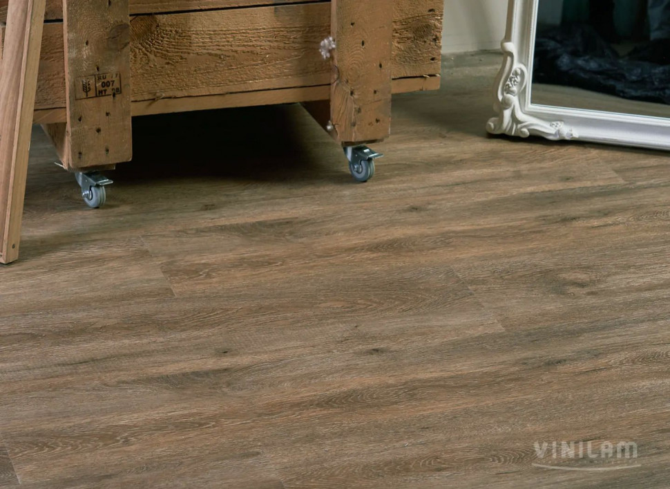 Виниловый ламинат Vinilam Ceramo Wood Дуб Оливковый 61512