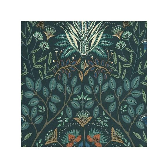 Обои Casadeco 89296821 Lords Bleu paon