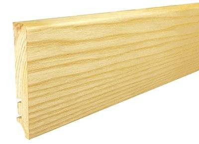 Плинтус Barlinek 90х16х2200 мм Ясень 90x16x2200 мм