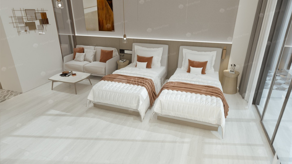 SPC ламинат Белый лес ECO 9-9
